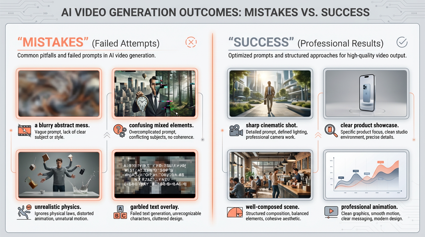 7 Critical Mistakes in Sora 2 Prompt Writing